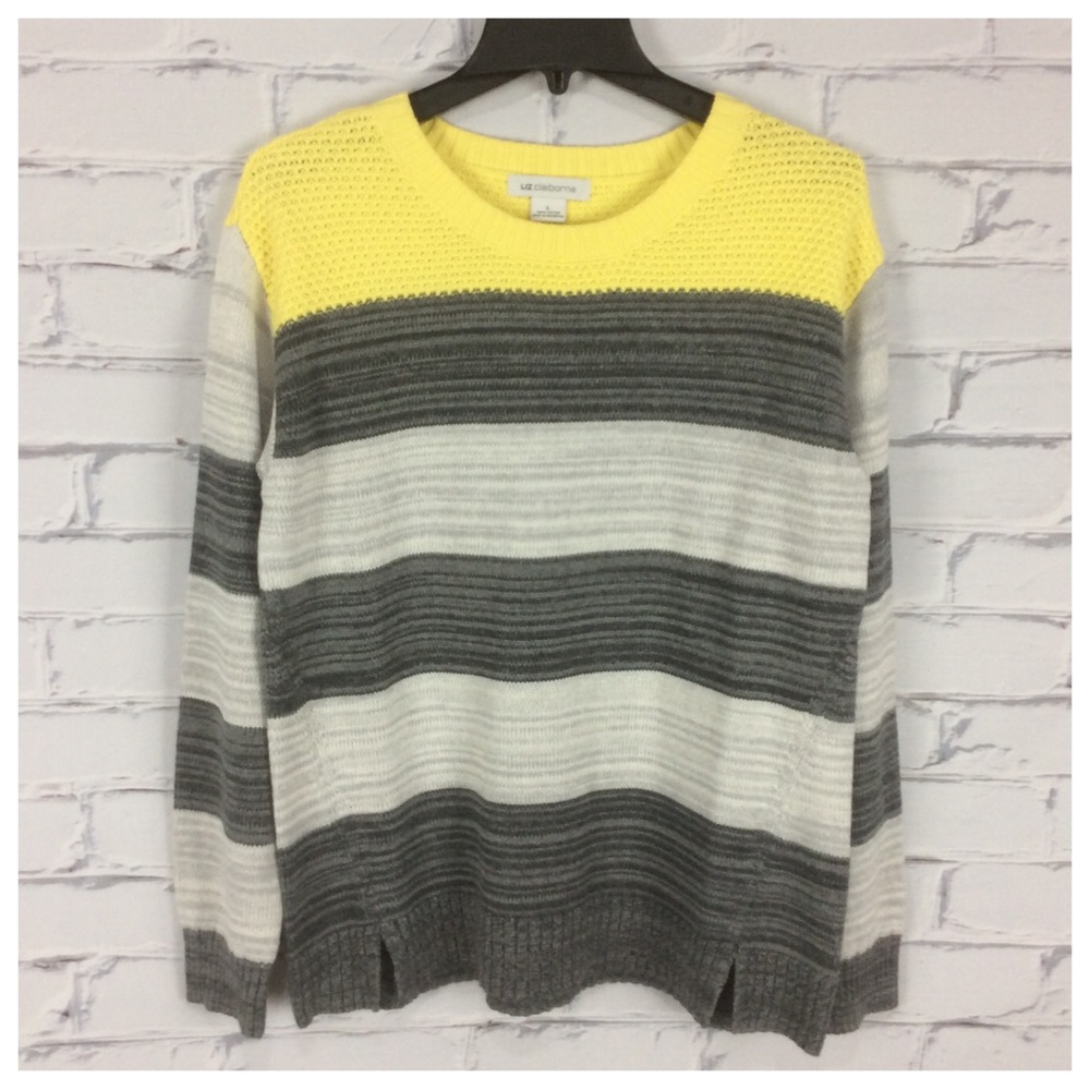 Liz Claiborne Stripped Sweater, Size L